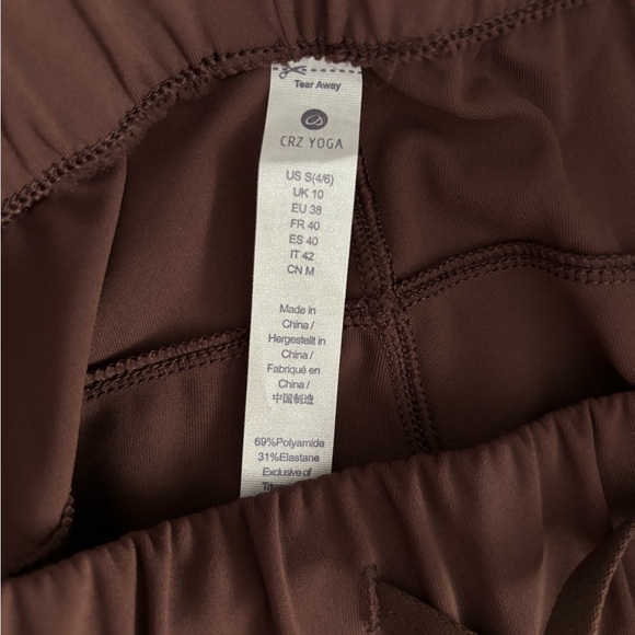 CRZ Yoga, On the Travel Pants with Pockets, Taupe, Small - Picture 5 of 5